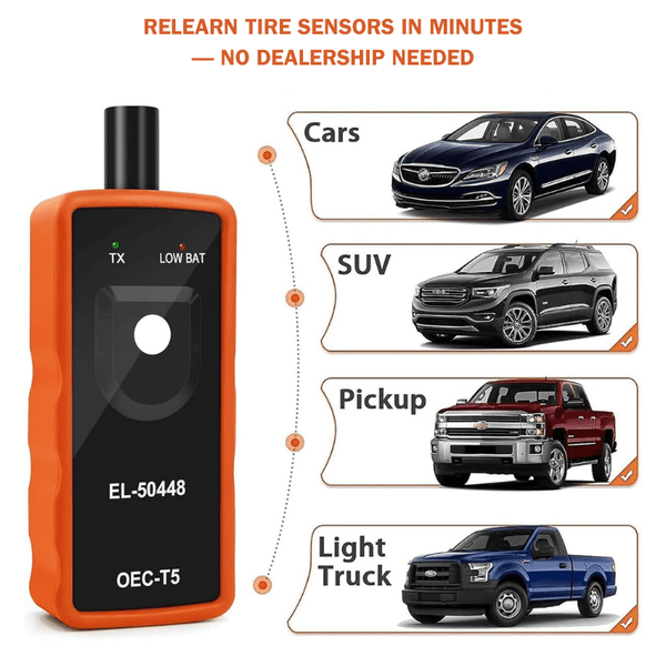 TPMS Sensor Reset Tool for GM – EL-50448 Tire Pressure Monitor Activation Tool