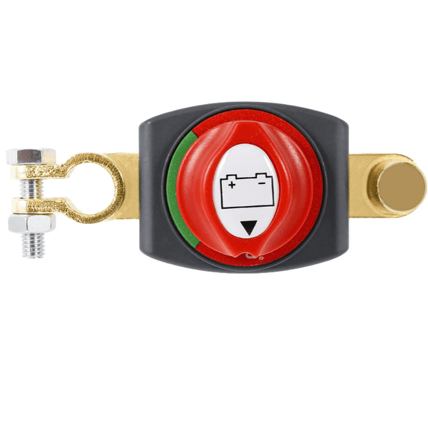 Battery Disconnect Switch 12-48V - Power Cut Master Isolator for Cars, RVs & Boats