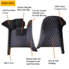 Custom 4-Seat Waterproof Leather Car Mats – Full Coverage, Non-Slip Protection for Cars, SUVs & Sports Vehicles