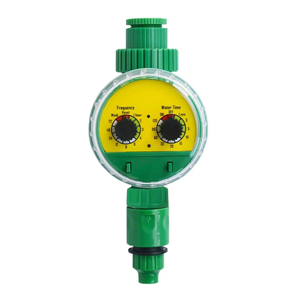 Automatic Garden Watering Timer – Dual Dial Irrigation Controller for Lawn, Garden & Greenhouse