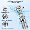 Pop-Up Sink Drain Filter – Anti-Clog Stainless Steel Hair Catcher Plug (2/4PCS)