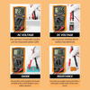 1999 Counts AC/DC Digital Multimeter and Voltage Tester