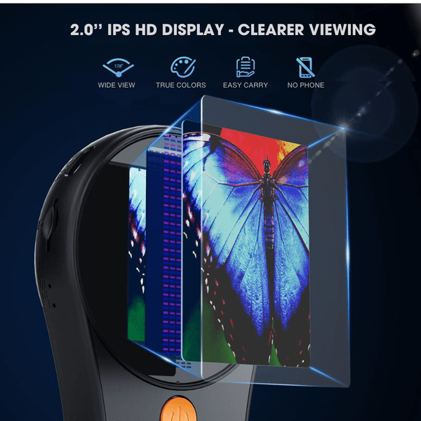 500X Portable Digital Microscope with 2.0'' IPS Screen – Electronics, Jewelry & Collectibles