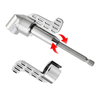 105° Right Angle Drill Adapter – Flexible Shaft Extension for Tight Spaces