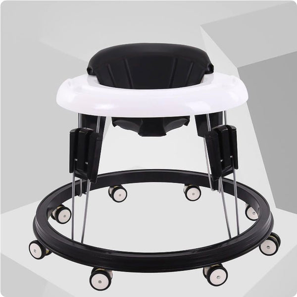 Safe Baby Walker Anti Rollover - Adjustable, Foldable & Comfortable