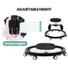 Safe Baby Walker Anti Rollover - Adjustable, Foldable & Comfortable