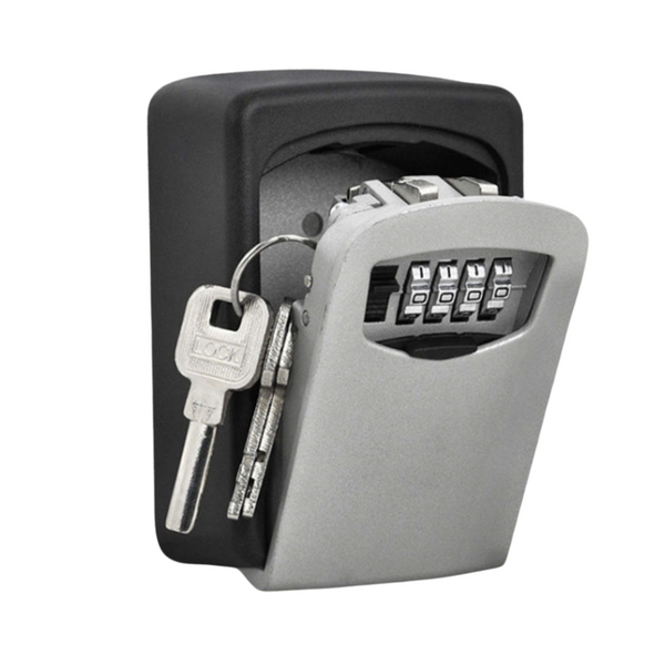 Wall Mount Key Lock Box with 4-Digit Code Security