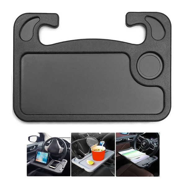 Steering Wheel Desk for Car — Foldable Laptop & Food Tray Table