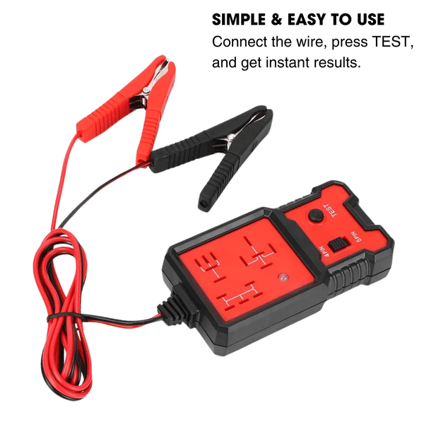 Car Relay Tester 12V – Universal Automotive Relay & Voltage Checker with LED Indicator