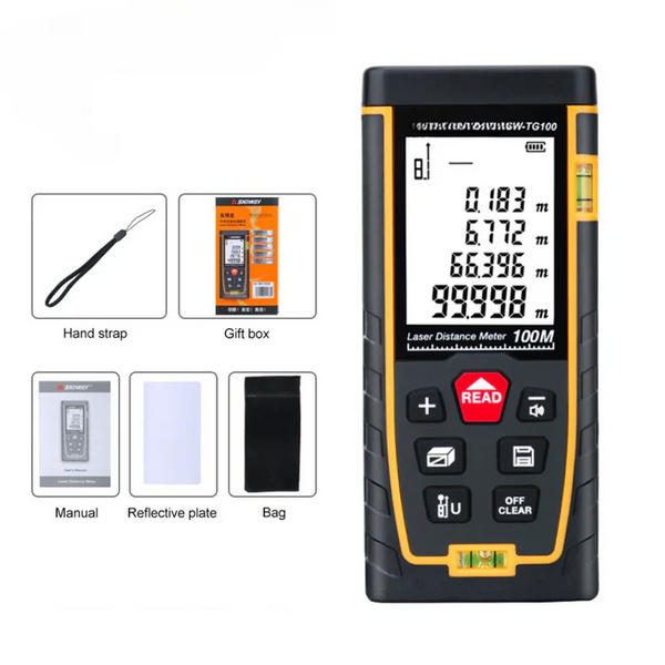 Laser Distance Meter Laser Rangefinder, Laser Tape Device