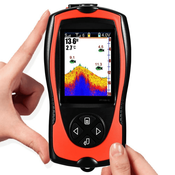 Wireless Portable Fish Finder – Rechargeable Sonar Depth Sounder (45M)