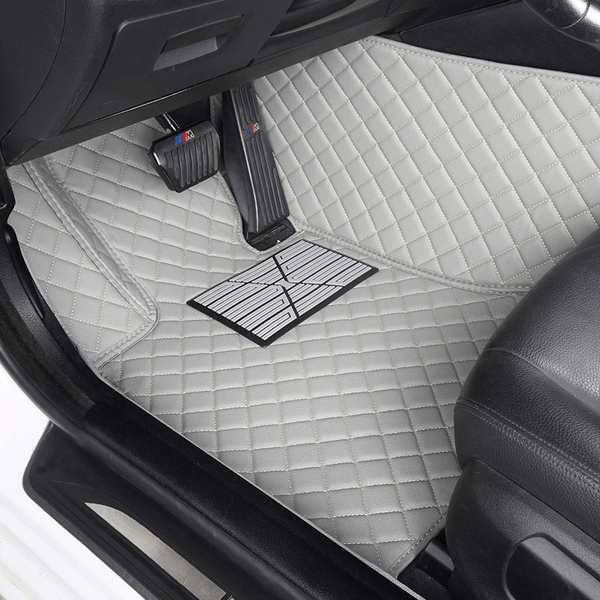 Custom 4-Seat Waterproof Leather Car Mats – Full Coverage, Non-Slip Protection for Cars, SUVs & Sports Vehicles