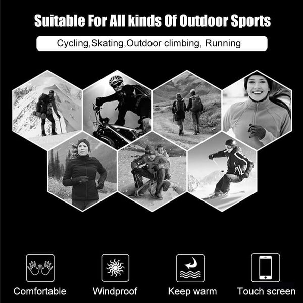 Thermal Waterproof Winter Gloves with Touchscreen – Warm, Windproof Cycling Gloves