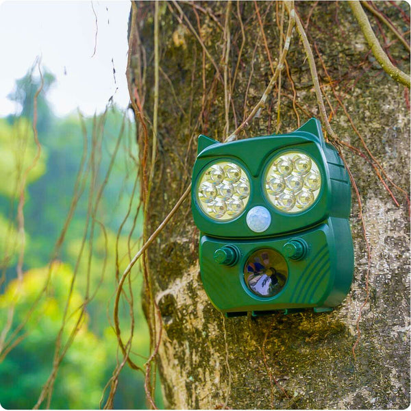 Solar Ultrasonic Animal Repeller – Motion-Activated Pest Control for Cats, Dogs, Deer & More