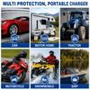 12V Solar Trickle Charger – Waterproof Battery Maintainer for Cars, RVs, Boats & Motorcycles