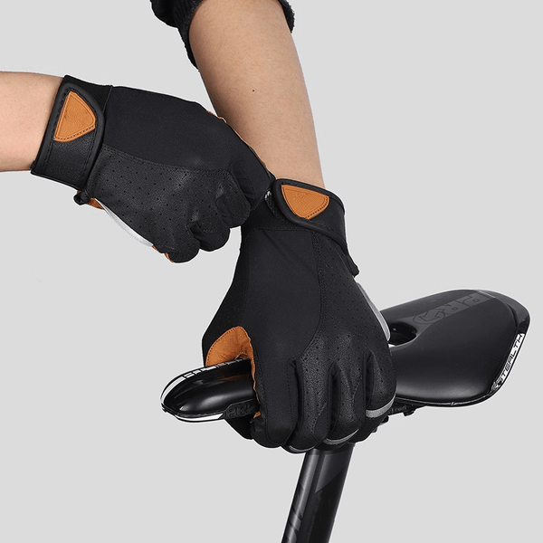 Unisex Full Finger Waterproof Breathable Touchscreen Cycling Gloves