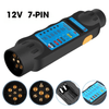 7 Pin Plug Socket 12V Trailer Tester – Quick, Accurate Wiring Diagnosis for Cars, Trucks, RVs & Trailers
