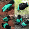 Waterproof Gardening Digging Gloves with Built-In Claws