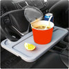 Steering Wheel Desk for Car — Foldable Laptop & Food Tray Table