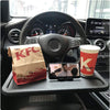 Steering Wheel Desk for Car — Foldable Laptop & Food Tray Table