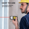 Digital Laser Measure with Unit Switching, Backlit LCD, and Pythagorean Mode