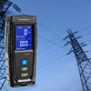 RT-100 EMF meter, Rechargeable Digital Electromagnetic Field Radiation Detector Handheld Digital LCD EMF Detector