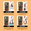 1999 Counts AC/DC Digital Multimeter and Voltage Tester