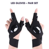 LED Flashlight Gloves – Hands-Free Lighting for Work, Fishing & Outdoor Tasks
