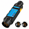 7-Pin Round Trailer Plug & Socket Tester – Quick Wiring & Light Check
