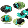 Waterproof Gardening Digging Gloves with Built-In Claws