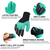 Waterproof Gardening Digging Gloves with Built-In Claws