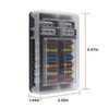 12/6 Way Waterproof Blade Fuse Box with LED – 12V/24V ATO/ATC