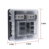 12/6 Way Waterproof Blade Fuse Box with LED – 12V/24V ATO/ATC