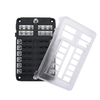 12/6 Way Waterproof Blade Fuse Box with LED – 12V/24V ATO/ATC