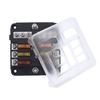 12/6 Way Waterproof Blade Fuse Box with LED – 12V/24V ATO/ATC