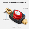 Car Battery Disconnect Switch 12-48V – Power Cut Master Isolator for Cars, RVs & Boats