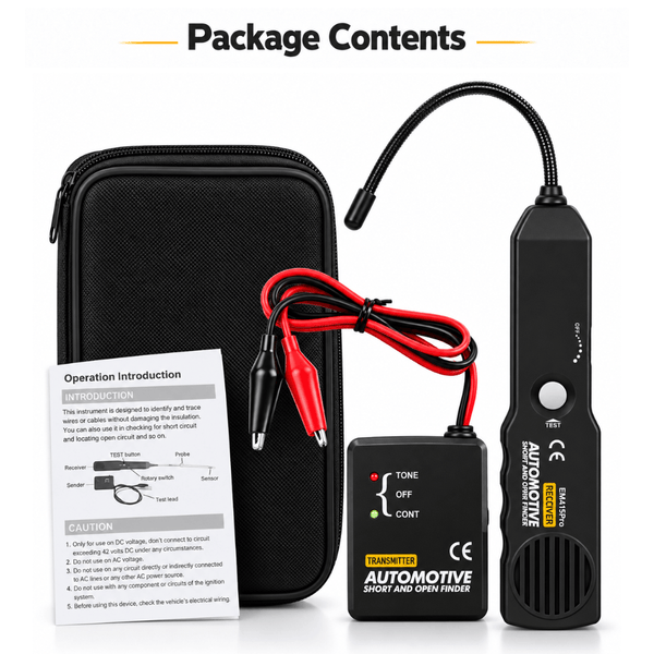 EM415PRO Automotive Wire Tracer – 6–42V Short & Open Circuit Finder