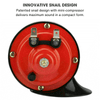 2PCS 12V 300DB Super Loud Train Horn – Waterproof Snail Air Horn for Car, Truck, Motorcycle, SUV, Boat