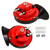 2PCS 12V 300DB Super Loud Train Horn – Waterproof Snail Air Horn for Car, Truck, Motorcycle, SUV, Boat