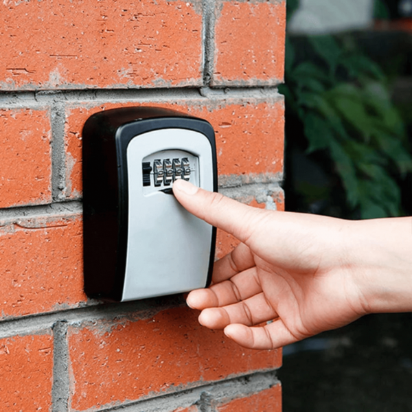 Wall Mount Key Lock Box with 4-Digit Code Security