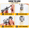 3-Piece PVC Pipe Threader Set – Internal & External Threading
