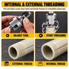 3-Piece PVC Pipe Threader Set – Internal & External Threading