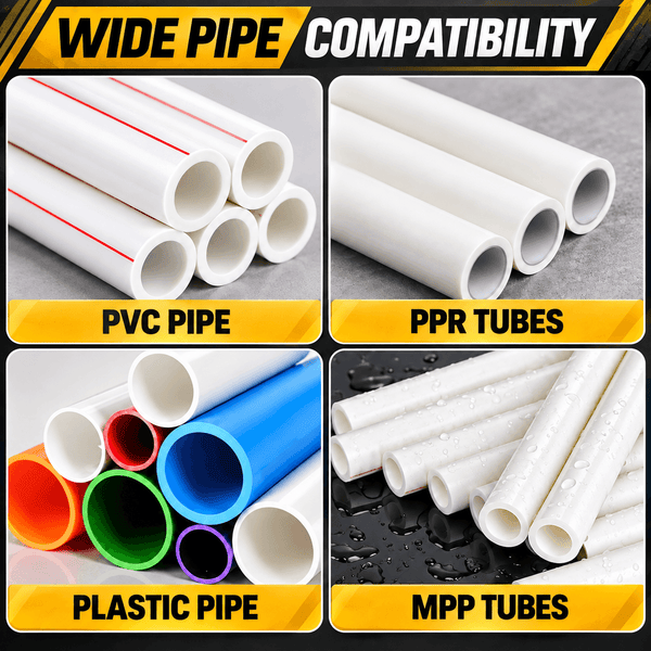 3-Piece PVC Pipe Threader Set – Internal & External Threading