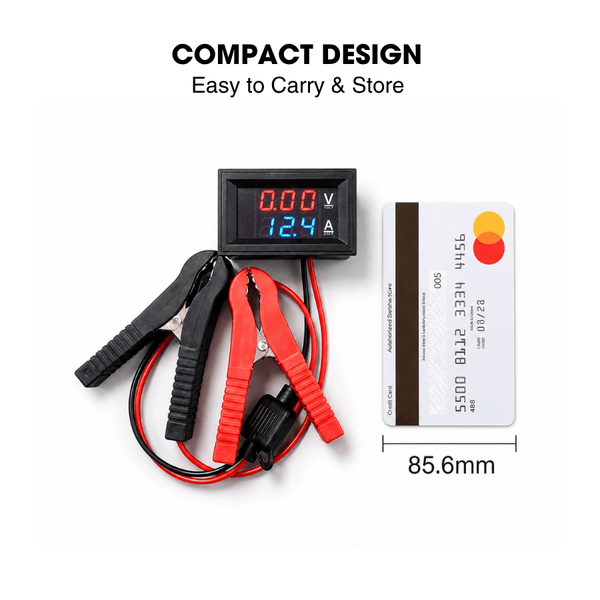 12V Parasitic Battery Drain Tester – Automotive Current Leakage Detector with Digital Display