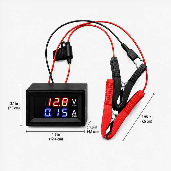 12V Parasitic Battery Drain Tester – Automotive Current Leakage Detector with Digital Display