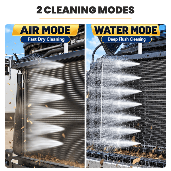 Radiator Cleaning Wand Set – 24" & 47" Reach for Deep, No-Disassembly Cleaning