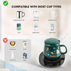 Smart Coffee Warmer for Desk – Auto On/Off Gravity-Induction Cup Heater