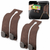 2PCS Leather Car Seat Headrest Hooks – Double Metal Purse & Bag Hangers