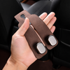 2PCS Leather Car Seat Headrest Hooks – Double Metal Purse & Bag Hangers