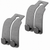 2PCS Leather Car Seat Headrest Hooks – Double Metal Purse & Bag Hangers